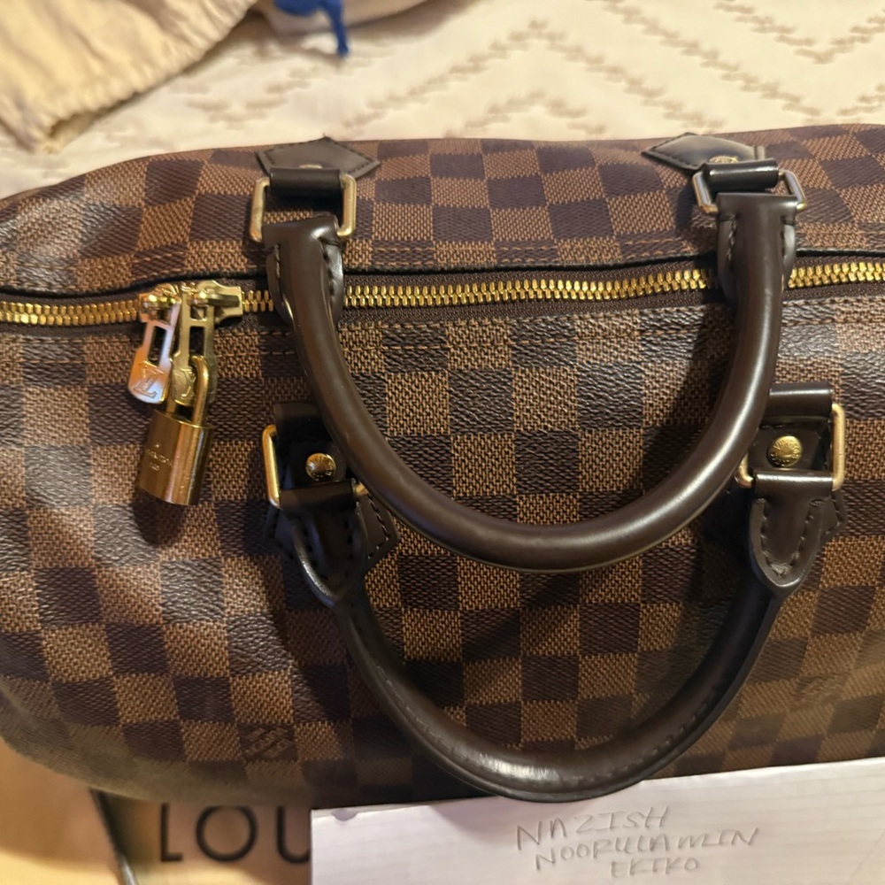 Louis Vuitton Damier Ebene Speedy 35 Bandouliere - Picture 3 of 12